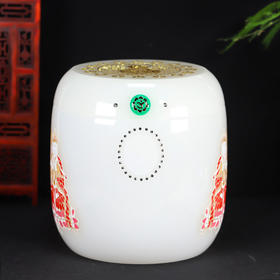 骨灰坛琉璃白玉地藏王菩萨骨灰桶骨灰坛