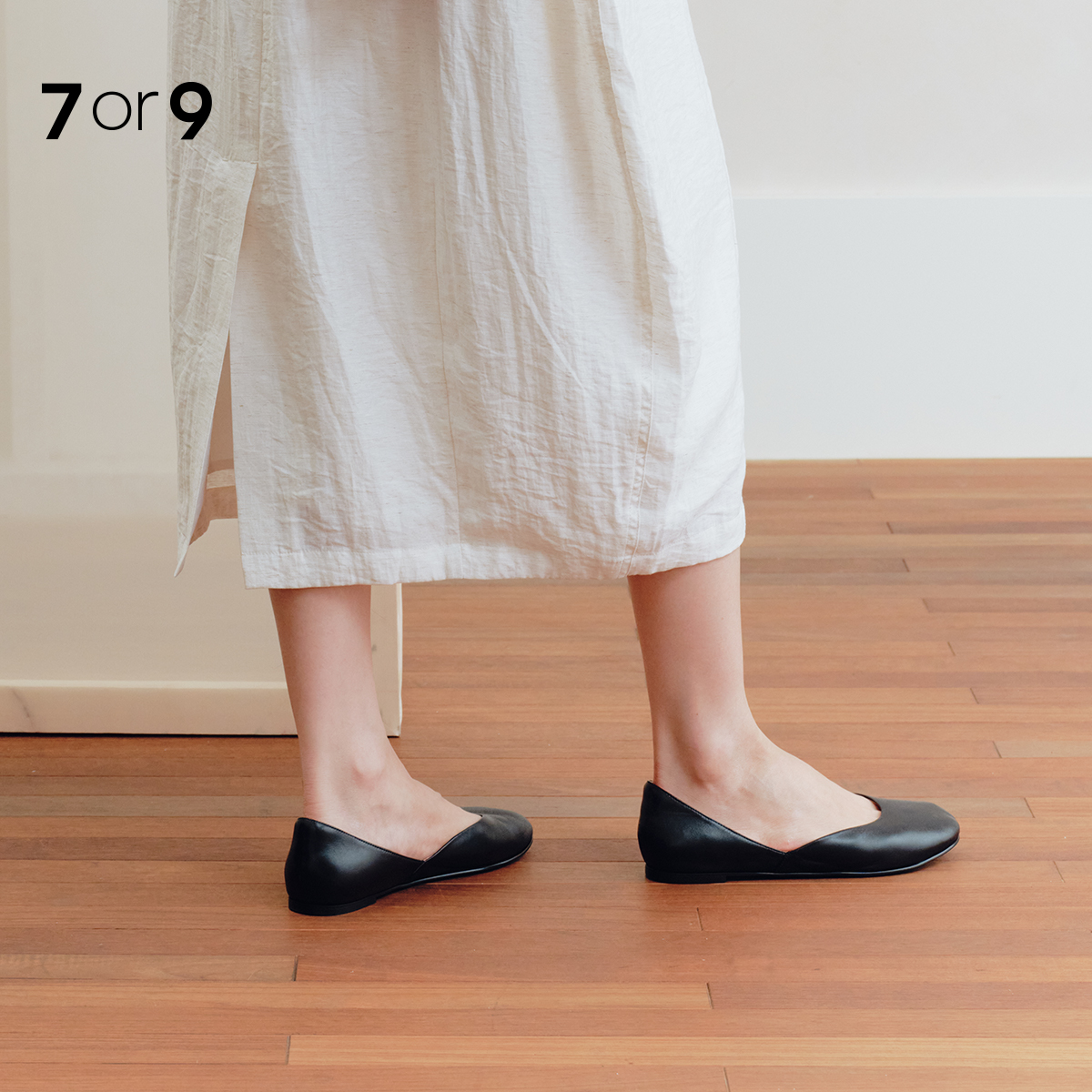 7or9裸感系列轻盈平底单鞋新款橡苔