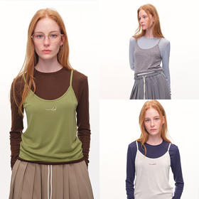 UMILAB｜慕斯*超细美利奴羊毛+天丝 云柔Q弹亲肤T恤/刺绣吊带T792V