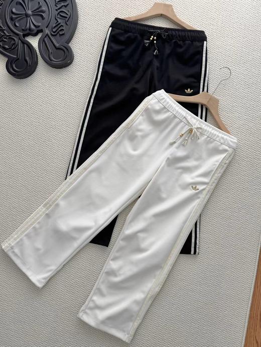 F032308春季新款男女同款宽松系带运动长裤休闲刺绣裤子卫裤 商品图0