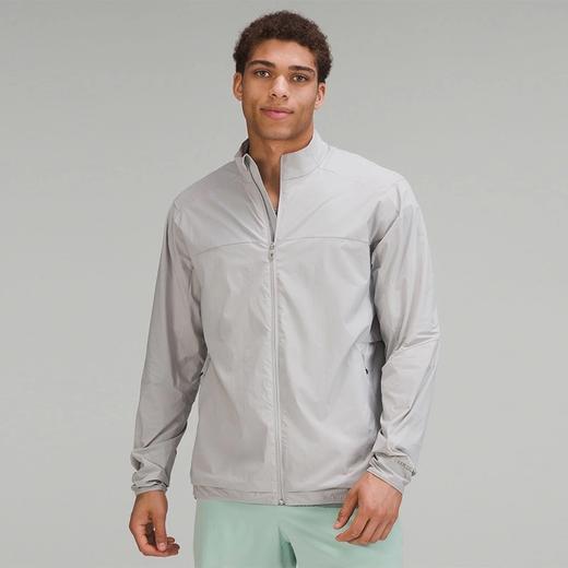 露露Stretch Ventilated 男士跑步夹克户外防晒服 商品图0
