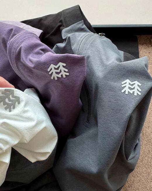 F032319春冬户外新款男款弹力运动休闲中厚半拉链打底衫长袖 商品图14