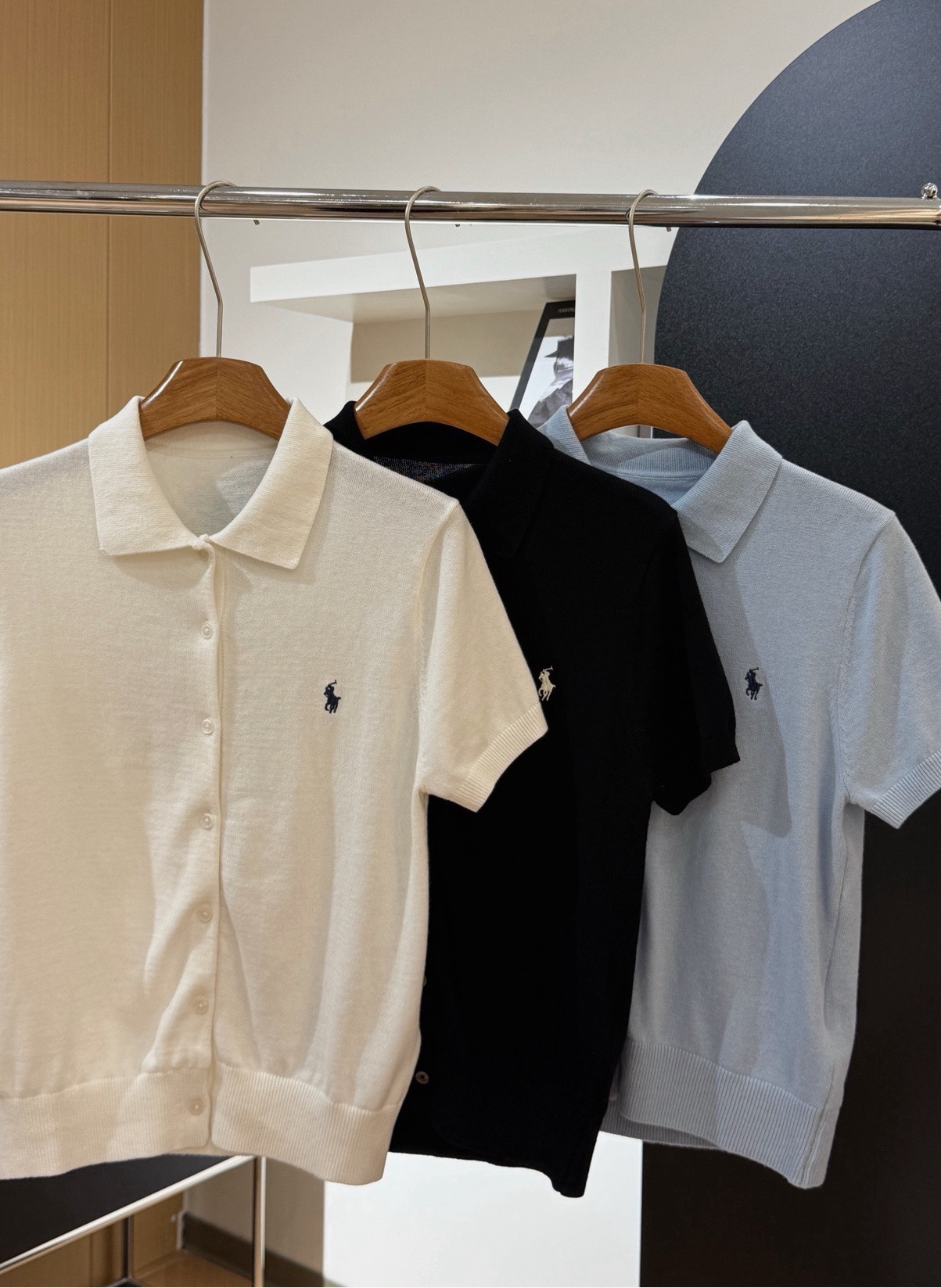 爆单！不接急单！𝟐𝟔新款拉夫匹马棉短袖针织开衫！10-15天发货！