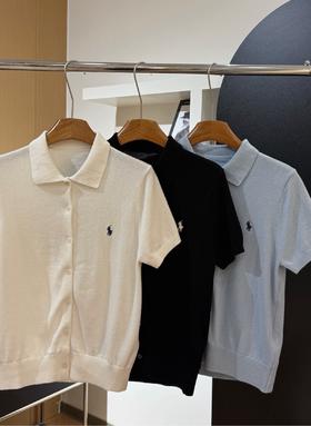 爆单！不接急单！𝟐𝟔新款拉夫匹马棉短袖针织开衫！10-15天发货！