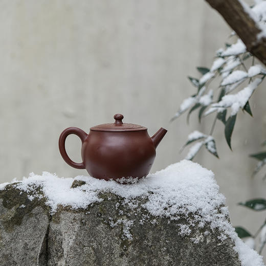 龙德堂陶艺 汤宣武 作品《芙蓉王》原矿紫泥 220cc 库存请咨询客服 商品图1