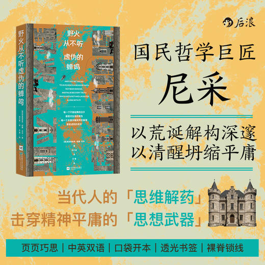 野火从不听虚伪的蝉鸣:尼采哲学格言漫画书籍 商品图0