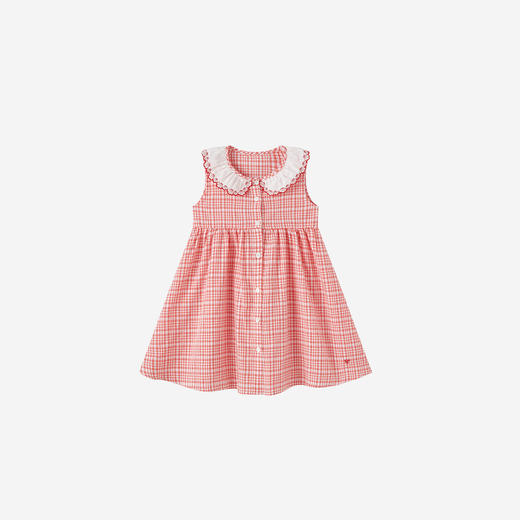 【商场同款】英氏女童背心裙夏新款红色系连衣裙儿童公主裙 商品图4