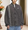 F032333春季新款中国古风男女立领牛仔水洗棉宽松唐装外套 商品缩略图11