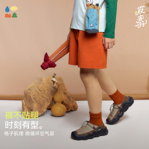 【工装梭织短裤】森林棠26夏款简约宽松不易皱儿童休闲山野短裤42562372 商品图2