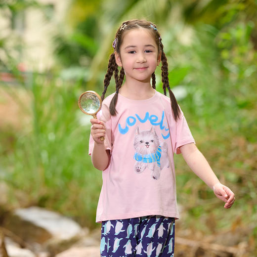 【10A抗菌纯棉】棉花堂夏款小狗印花绵绵童装短袖T恤--- FA61155 商品图10