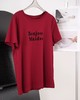 波尔多红双面丝光棉T恤/连衣裙，天然温和与丝滑冰凉，高级又百搭 商品缩略图3