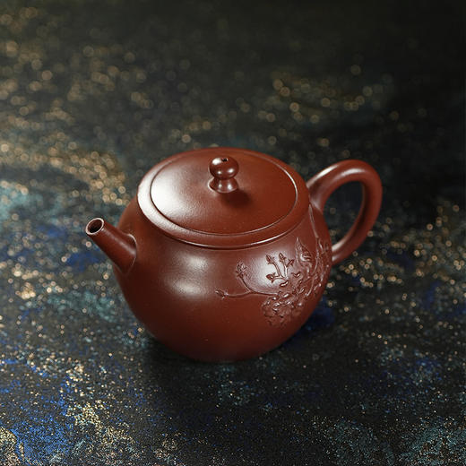 龙德堂陶艺 汤宣武 作品《芙蓉王》原矿紫泥 220cc 库存请咨询客服 商品图2