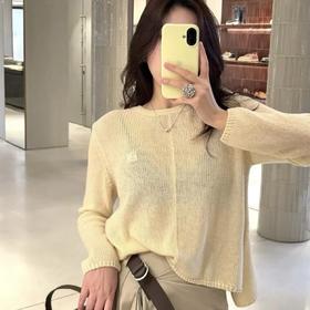 重磅渠道    LEW薄款羊绒娃娃衫   立体版型！羊绒廓形罩衫  后背排扣  可两穿针织开衫