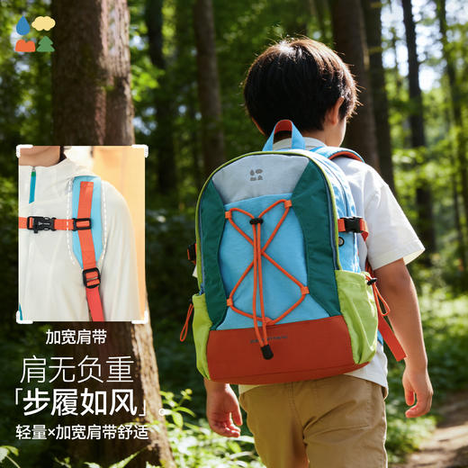 【山系双肩背包】森林棠休闲户外通勤轻便大容量耐磨撞色书包双肩包24061528 商品图2