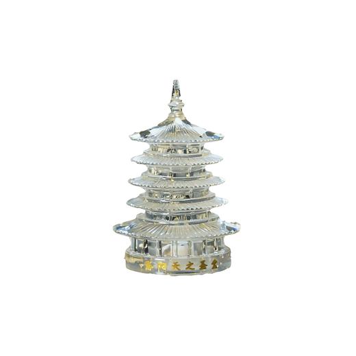 洛阳天堂发光冰箱贴小摆件透明树脂武则天明堂河南文创旅游纪念品 商品图4
