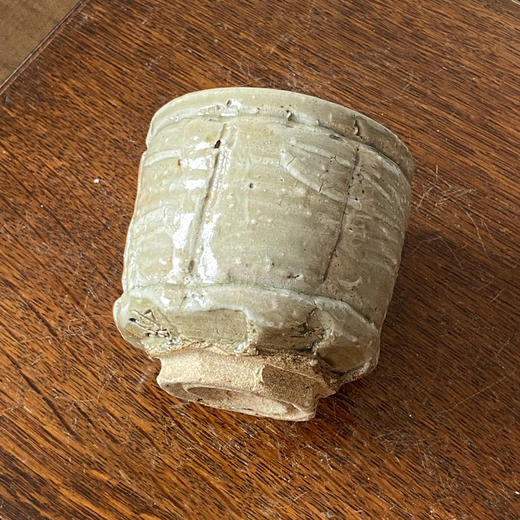 【苏州】日本中古粗陶手作茶碗 带签章 X1506 商品图1