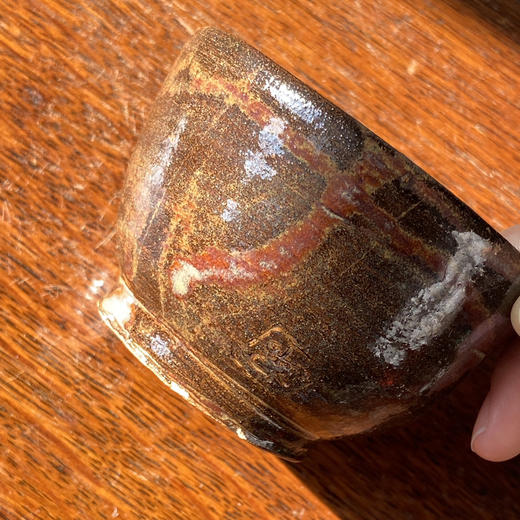 【苏州】日本中古粗陶手作器皿 带签章 X1529 商品图3