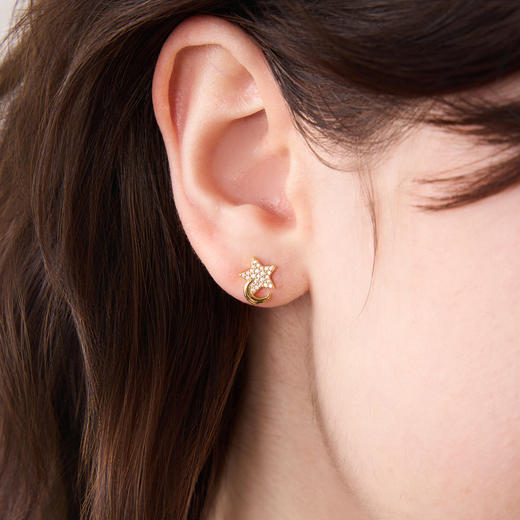 ARSIS｜印记系列 星月微光小耳钉 商品图3