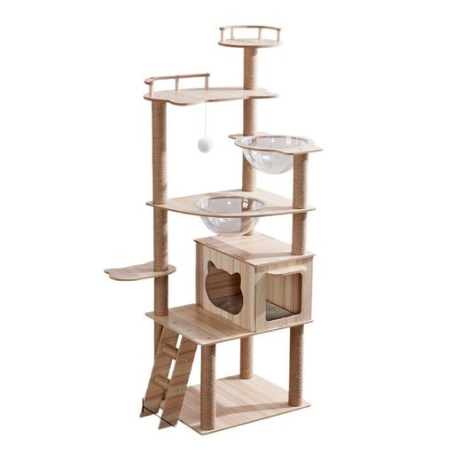 【宠物用品】-一体大型别墅猫架猫抓柱猫用品四季通用 商品图4