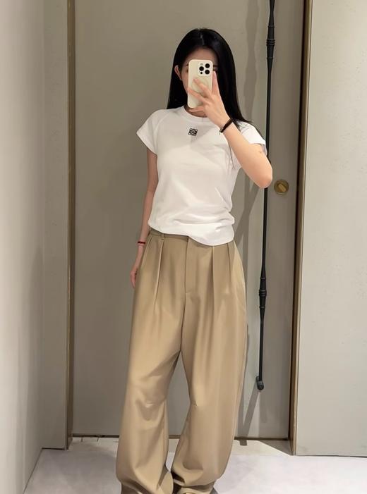 女款刺绣修身短袖T恤ba014 商品图2