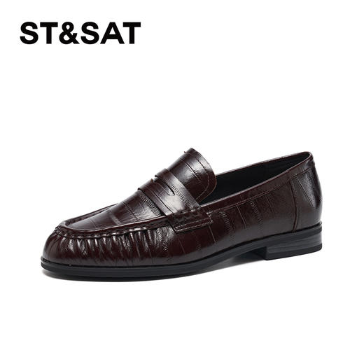 星期六26春新款智高感复古百搭乐福鞋SSE1111016 商品图1