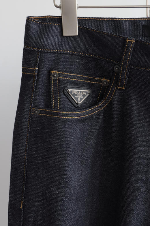 春夏款 P.R.D 赤耳半脱浆宽松直筒版 牛仔长裤 NZK262 商品图4