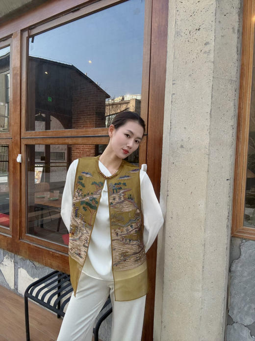 【百搭真丝】噢蜜ooomeooo真丝荡领女衬衫 商品图4