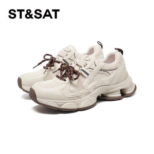 星期六26春新款复古运动潮流厚底老爹鞋SSE1112025 商品图2