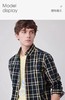 F032343男装春季新款新品时尚撞色格纹纯棉衬衫外套 商品缩略图13