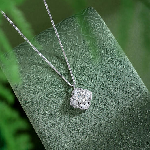 子佩集【四叶凌霜】银S925套链【YL-7490101】项链时尚四叶草2601 商品图0