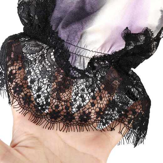 美奈川睡衣女家居服套装水墨印花莫代尔蕾丝裙 JJ28193 商品图4