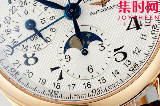 AF浪琴名匠月相系列 名匠八针月相40mm 名匠8针月相功能系列 男士腕表（搭载7751机芯） 商品图4