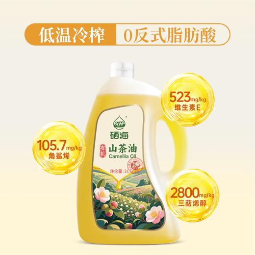 硒海 有机富硒山茶油2L 冷榨木本植物 富硒食用油 商品图2