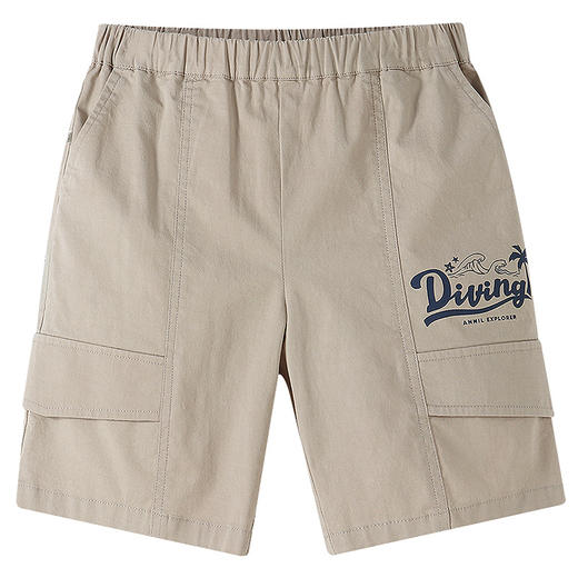 【实体店同款】男童全腰梭织中裤夏季新款安奈儿童装XB626177 商品图8