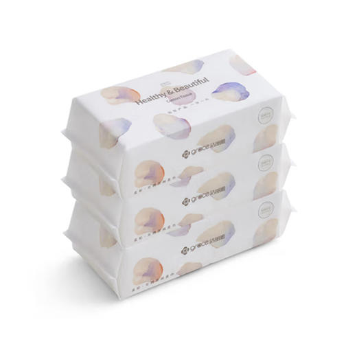 洁丽雅一次性洗脸巾棉柔巾洁面巾洗脸毛巾擦脸巾单包装 20*20cm 90抽/包20230042 商品图2