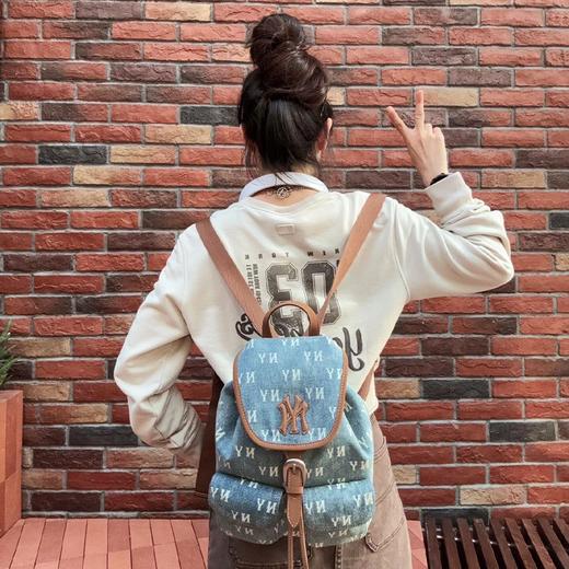 【MLB复古牛仔老花包】轻奢品牌潮酷有型 质感在线耐看百搭 随性演绎日常潮流感（4.4-5号放假不发货） 商品图6