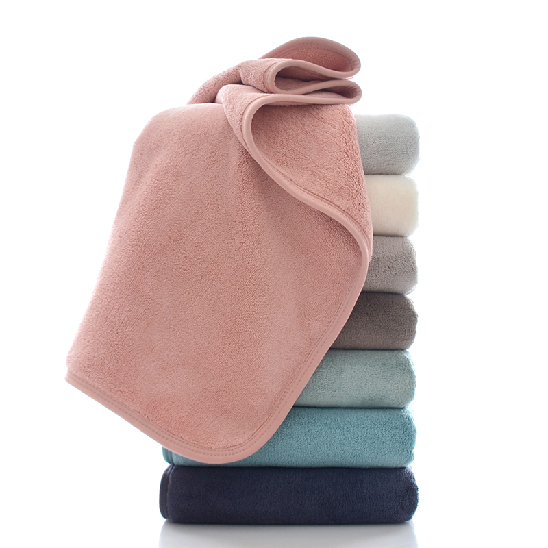10A珊瑚绒美容毛巾抗菌柔软吸水不掉毛