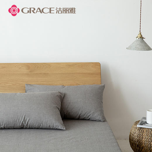 洁丽雅（Grace)烟絮.全棉色织水洗棉四件套JLY25703 商品图3