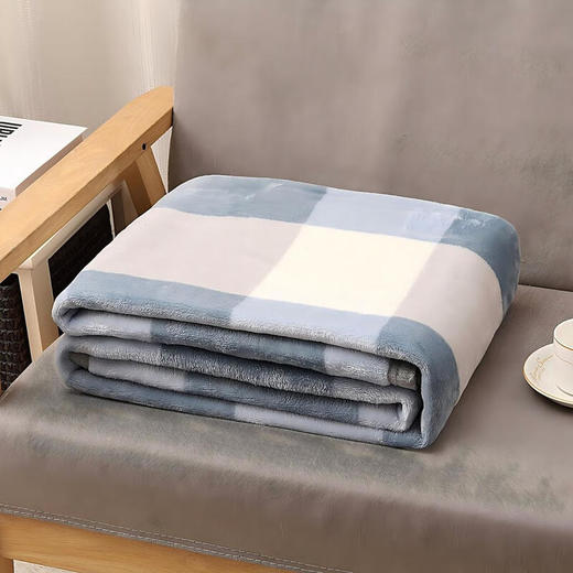 洁丽雅（Grace)蓝调.柔软亲肤办公室休闲盖毯JLY25101 商品图1