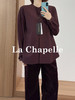 专柜实拍【气质文艺风】拉夏贝尔/La Chapelle纯棉舒适亲肤圆领排扣百搭休闲衬衫叠穿纯色长袖上衣 商品缩略图4