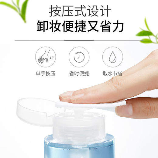 【泉力滋养！净卸洁颜】健美创研新款卸妆水按压300ml全脸可用清洁卸妆液油网红同款。xa 商品图1