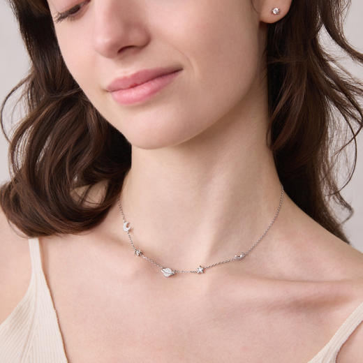 ARSIS｜印记系列 星月微光锁骨链 商品图5