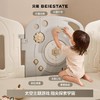 贝易宇航员宝宝游戏爬爬垫围栏婴儿防护栏室内家用地上爬行垫一体【部分选项会员下单送：小熊收纳筐+伙伴龙故事机，围栏+爬行垫套餐还送彩虹摇马，联系客服参加哦】 商品缩略图2