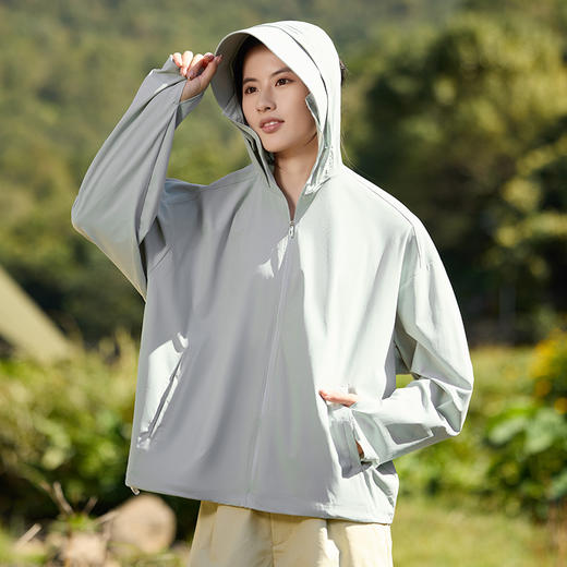 LUCKY DEER 幸运鹿可拆卸冰感大帽檐upf50防晒衣 商品图4