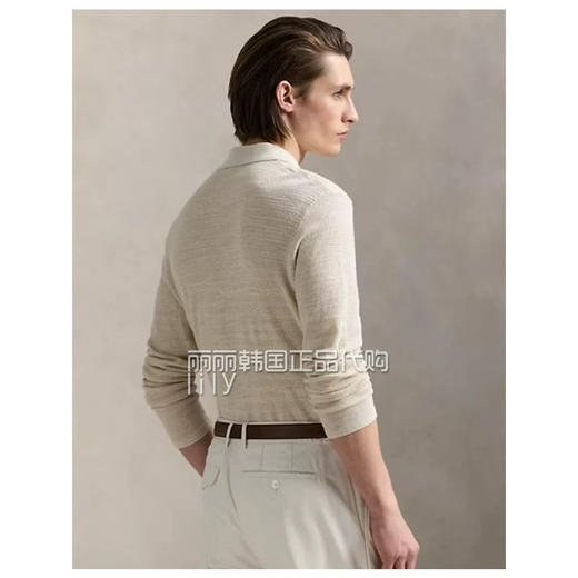 【秒杀价已调 直接拍】RL 老钱松弛感 亚麻针织开衫 男女同款 女生穿也太好看了 商品图1