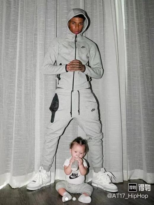 F032380男子全长拉链开襟连帽衫连帽衫针织休闲拼接拉链外套 商品图10