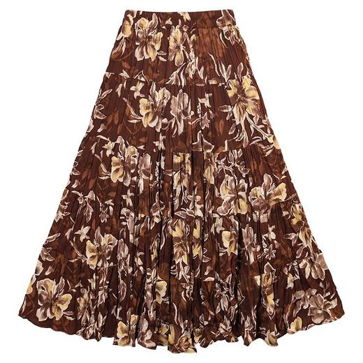 雀说 田园清新百搭碎花半身裙A字大摆裙5774 商品图4