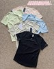 点此购买 LULU露露春夏季华夫格女士速干修身短袖T恤 ss 343095 商品缩略图0