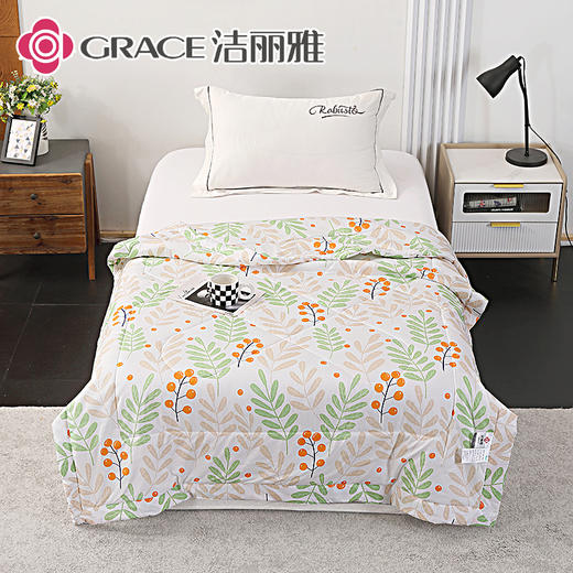 洁丽雅 致青春.艾草亲柔夏被JLY25501 商品图0