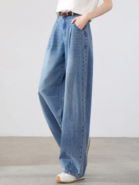 【百图lulu定制】 【原色弯刀裤】 原色高腰弯刀牛仔裤 遮胯显瘦  梨型身材天裤